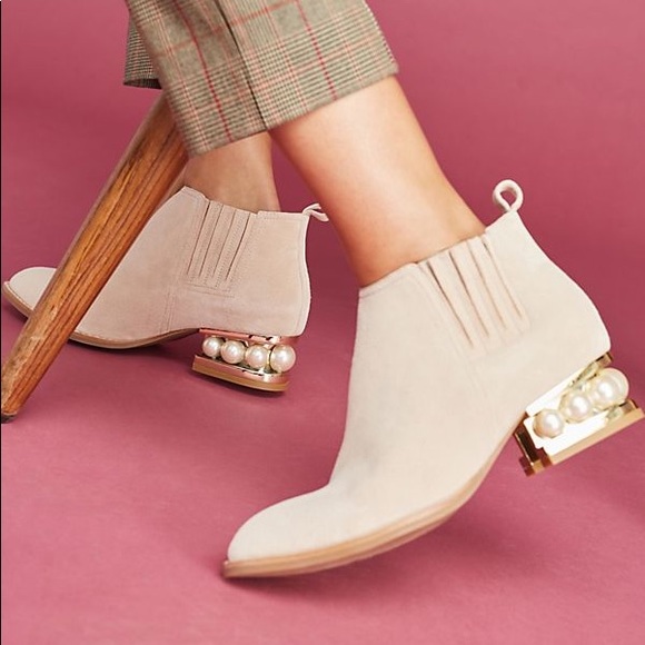 Jeffrey Campbell Shoes - Jeffrey Campbell Faux Pearl Booties